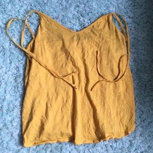 H&M over the shoulder tie shirt